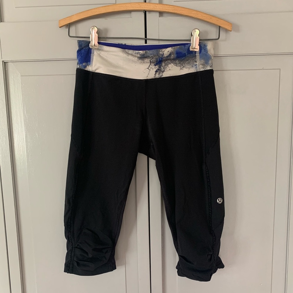 Lululemon cropped running leggings